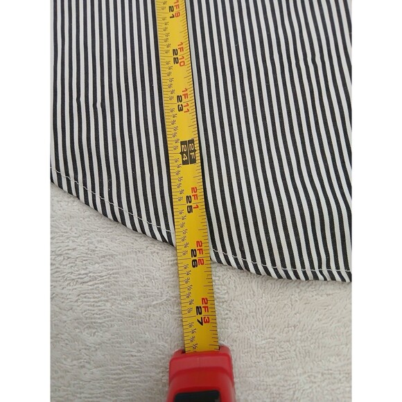 KontroL Contemporary Women’s Striped Flower Embroidered Shirt Blouse Size Large - Picture 11 of 16